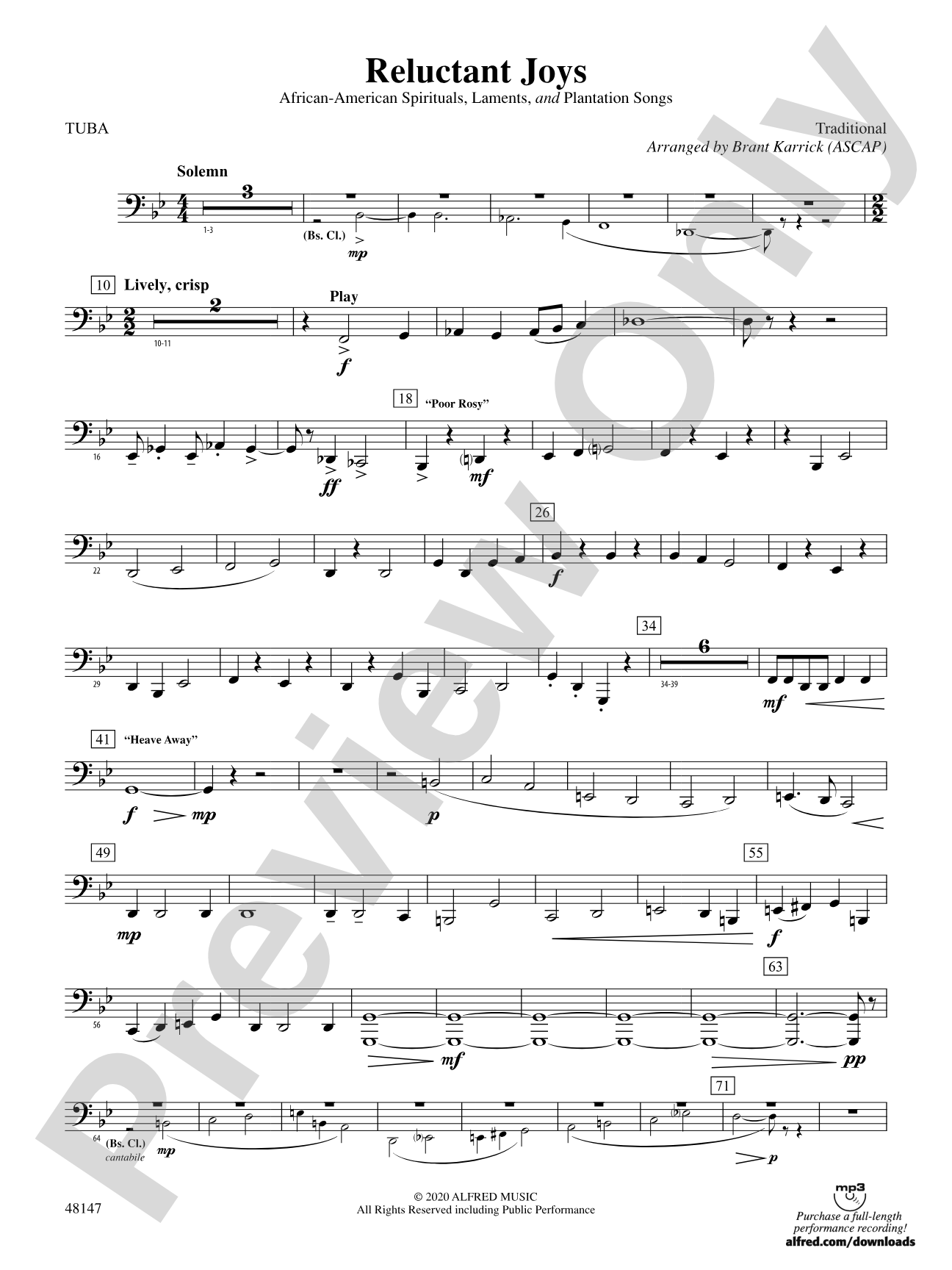 Reluctant Joys: Tuba