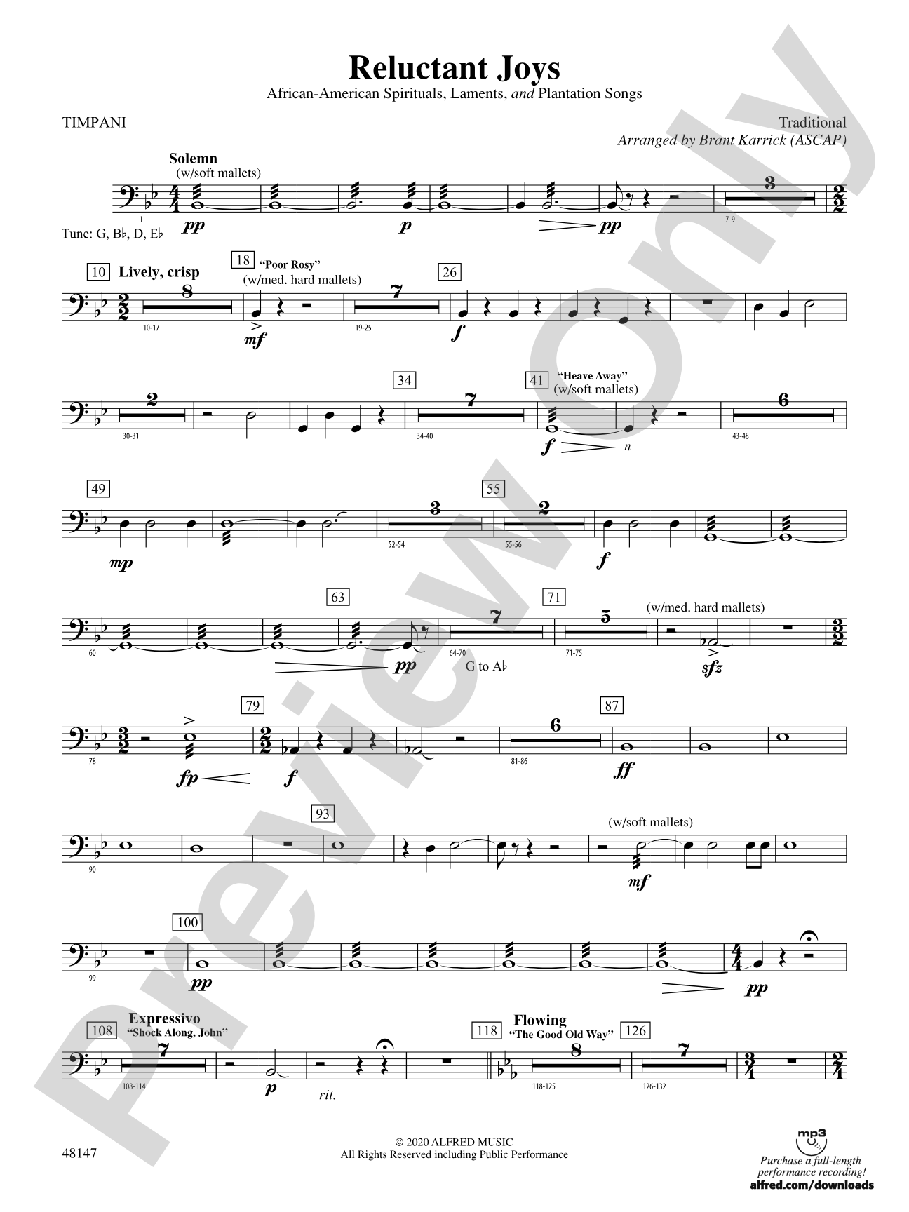 Reluctant Joys: Timpani