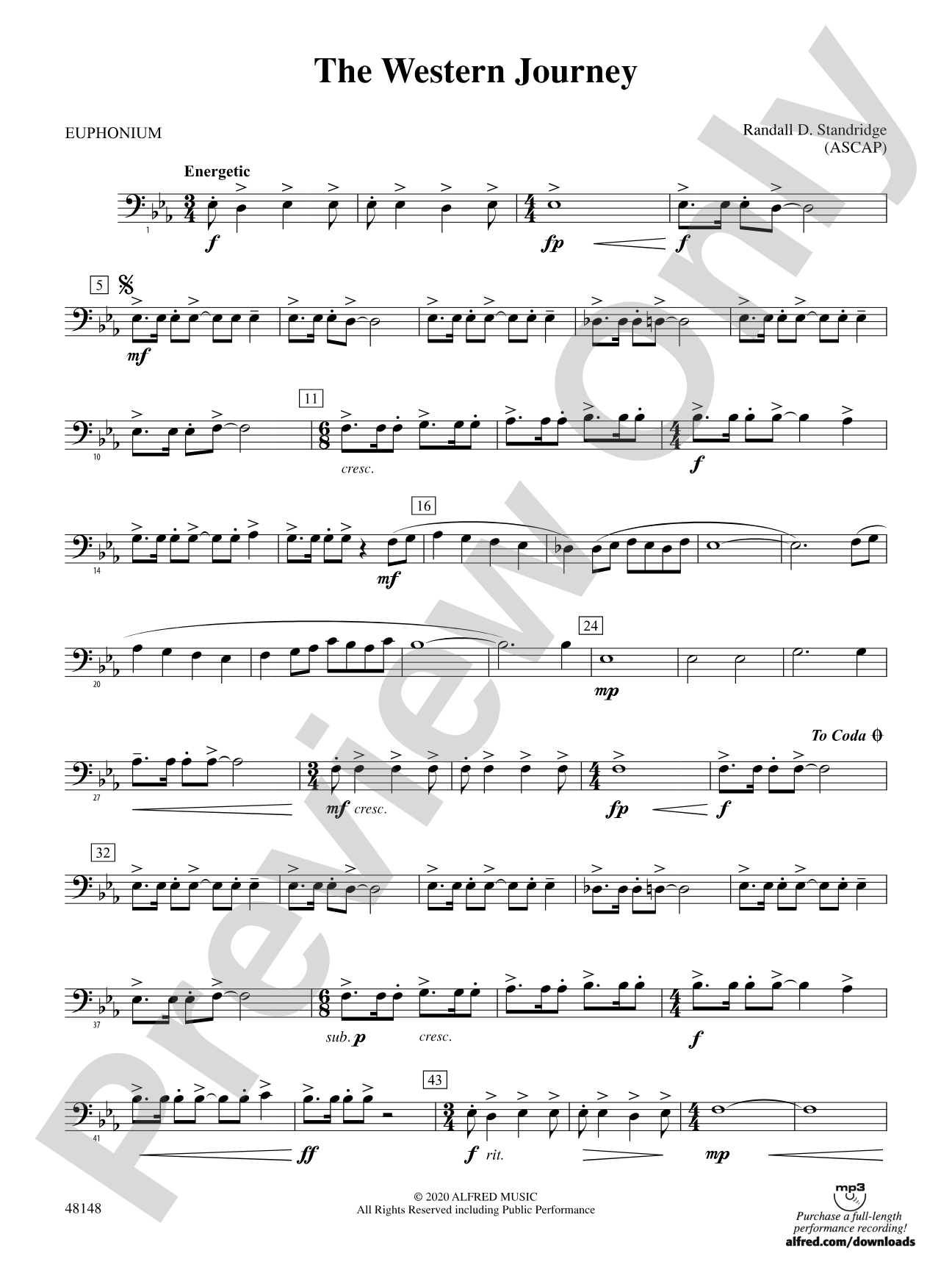 The Western Journey: Baritone B.C.