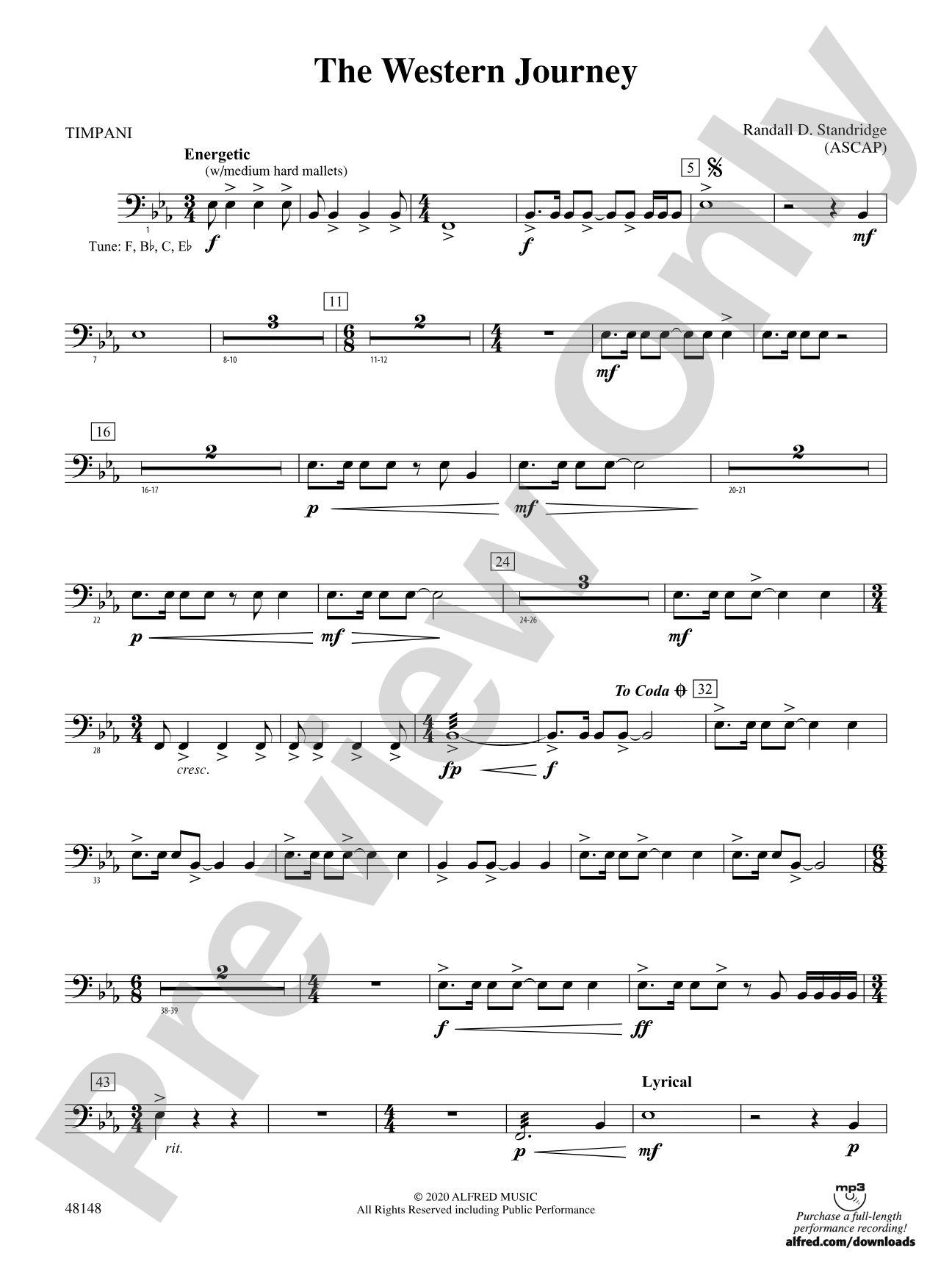The Western Journey: Timpani