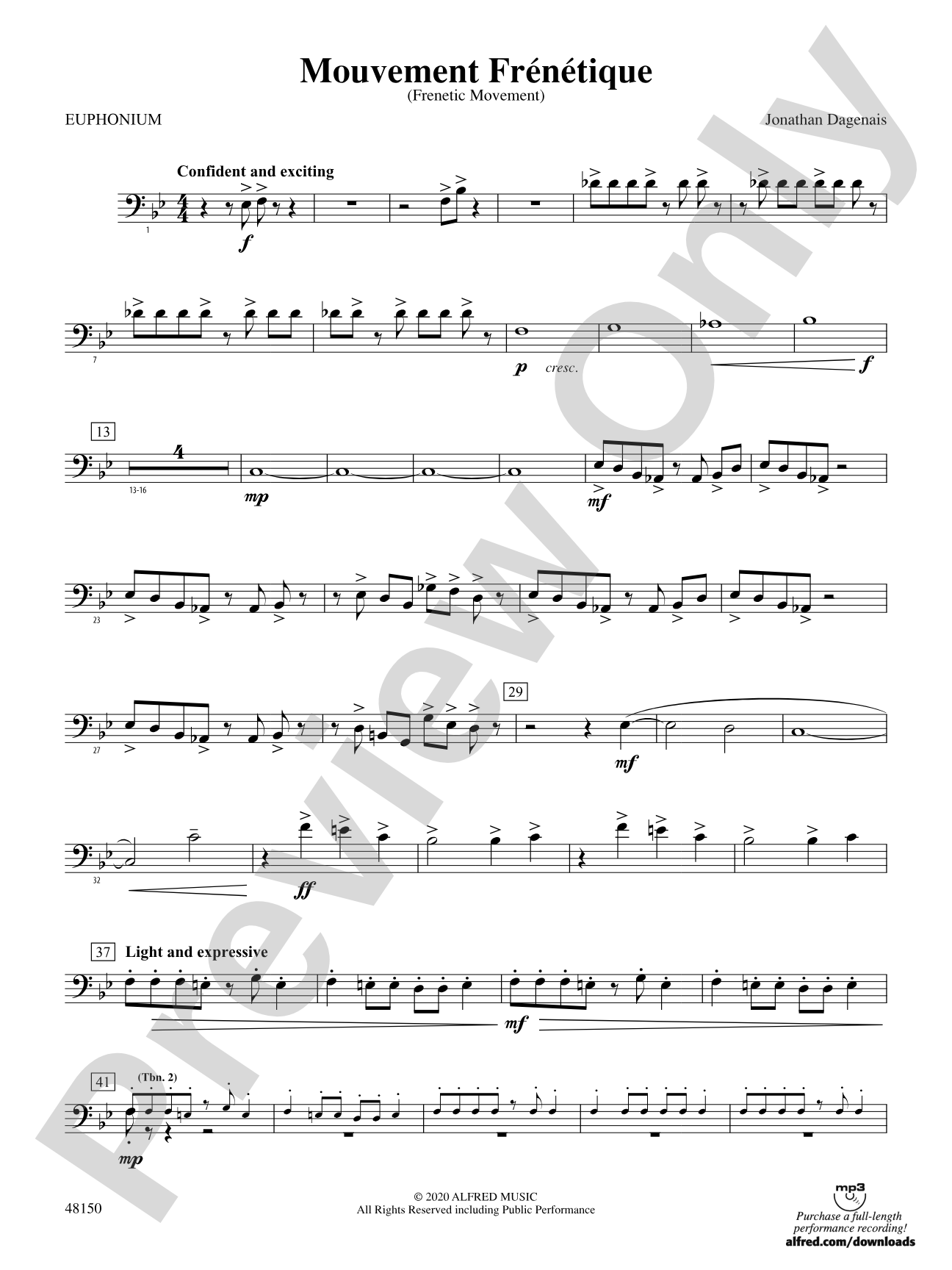 Mouvement Frénétique: Baritone B.C.