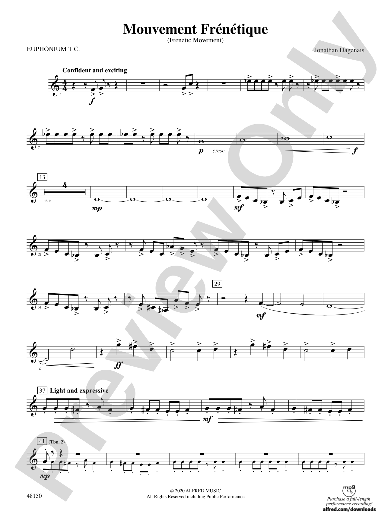 Mouvement Frénétique: Baritone T.C.