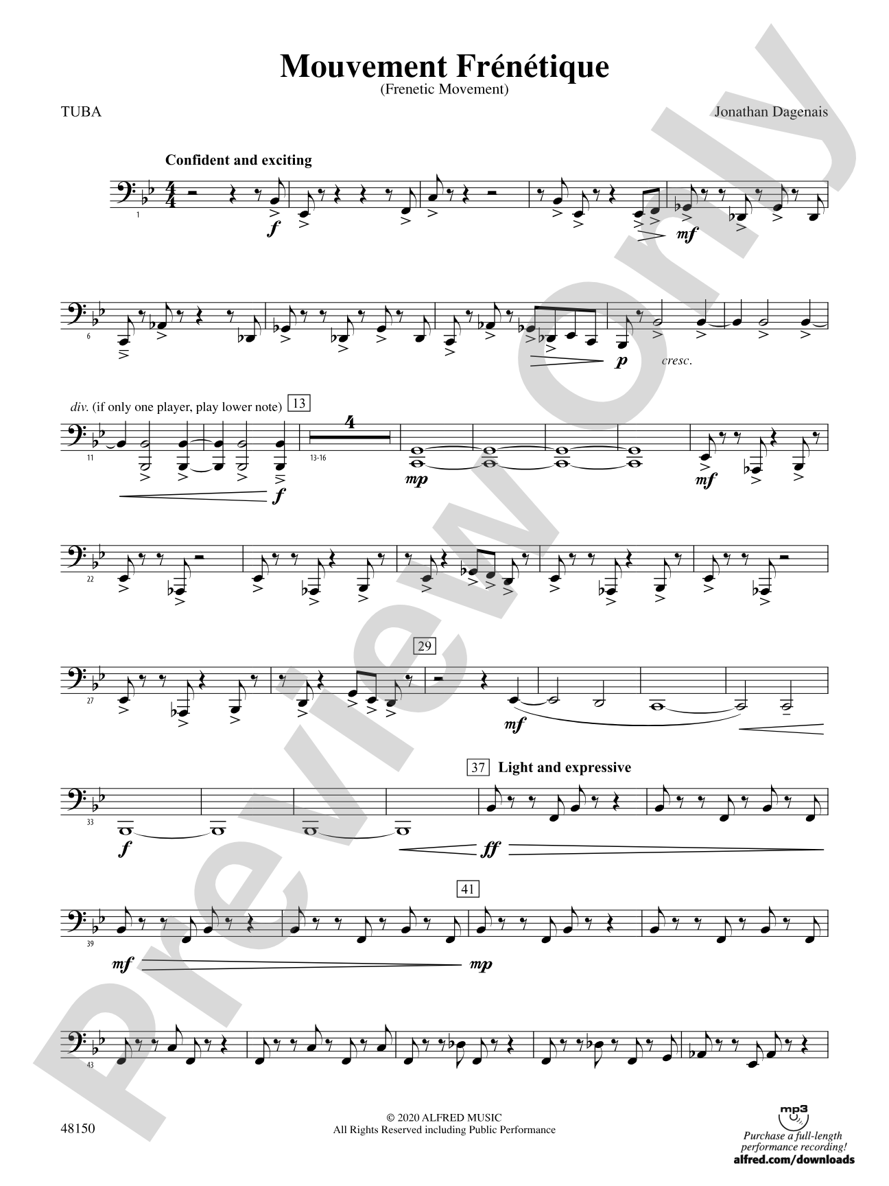 Mouvement Frénétique: Tuba