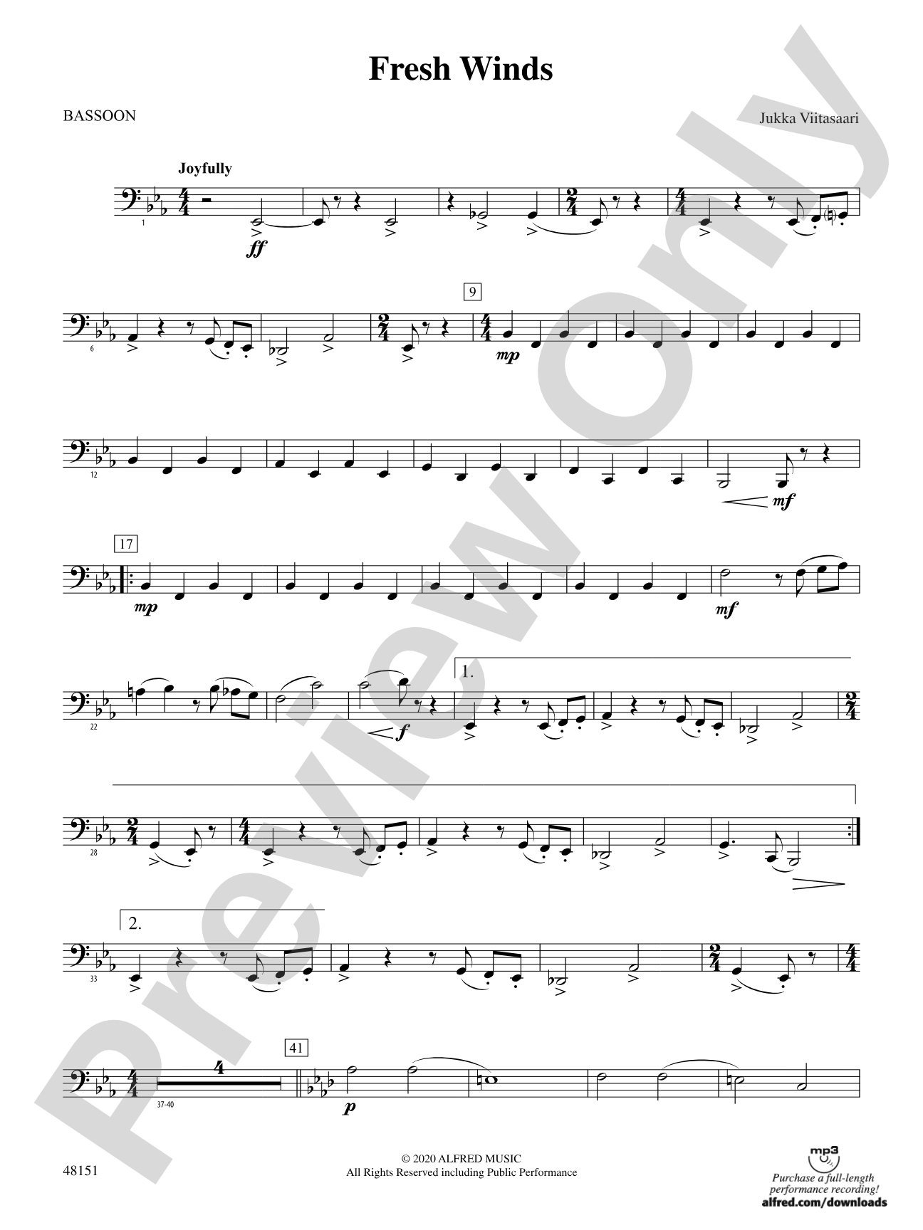 Fresh Winds: Bassoon