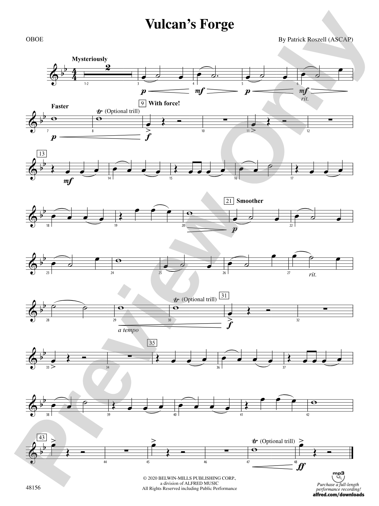 Vulcan's Forge: Oboe