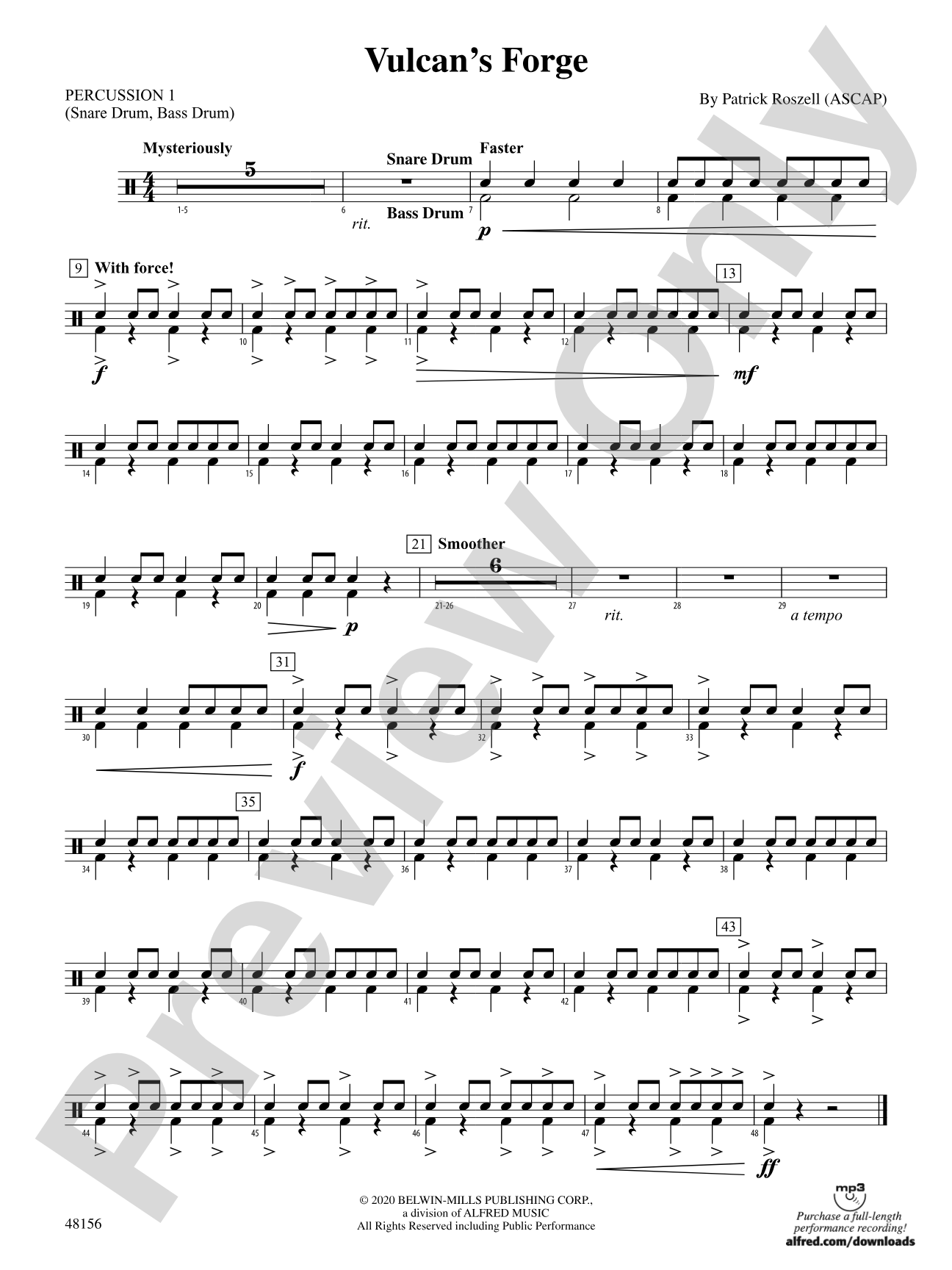 Vulcan's Forge: 1st Percussion