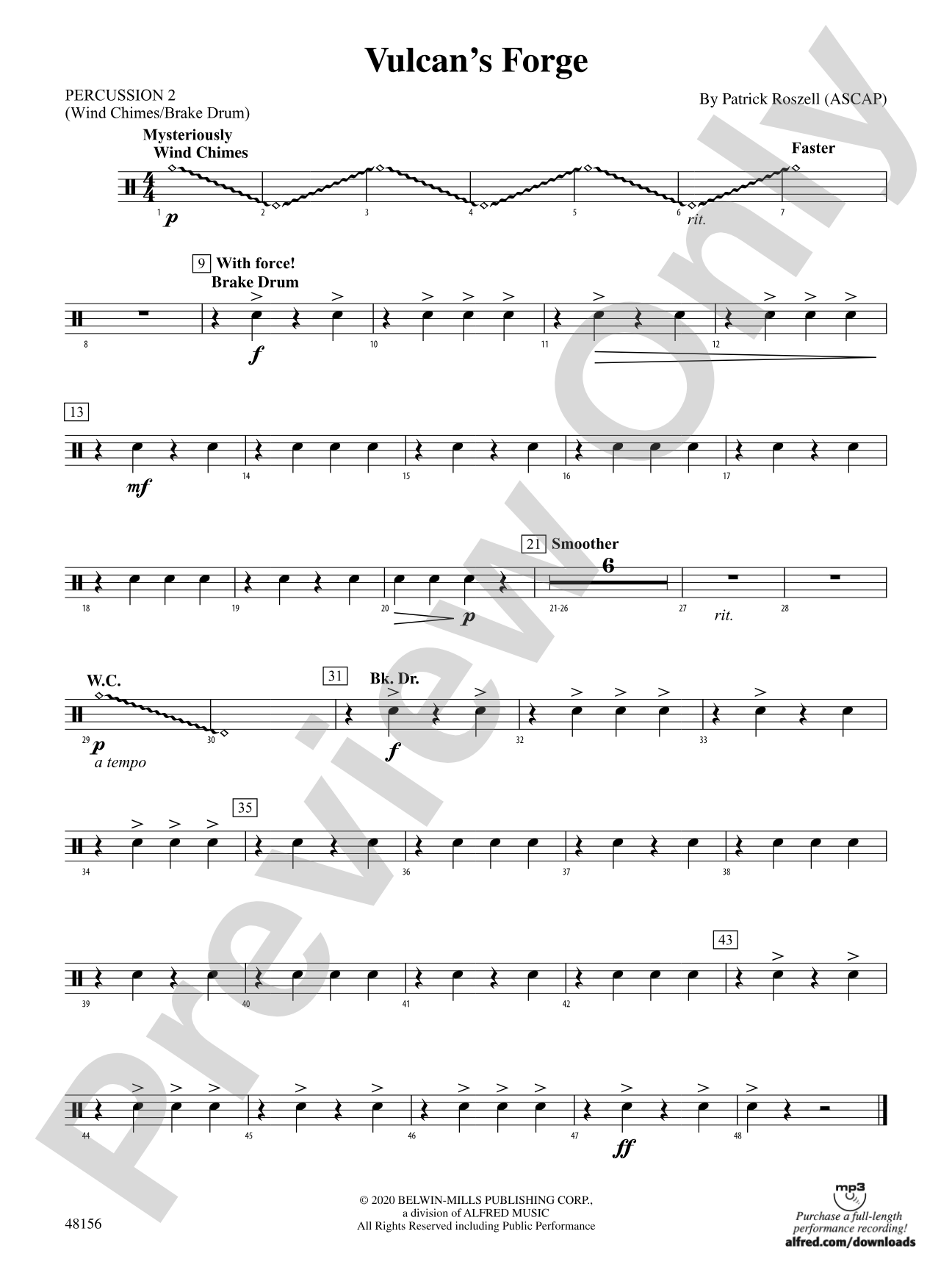 Vulcan's Forge: 2nd Percussion