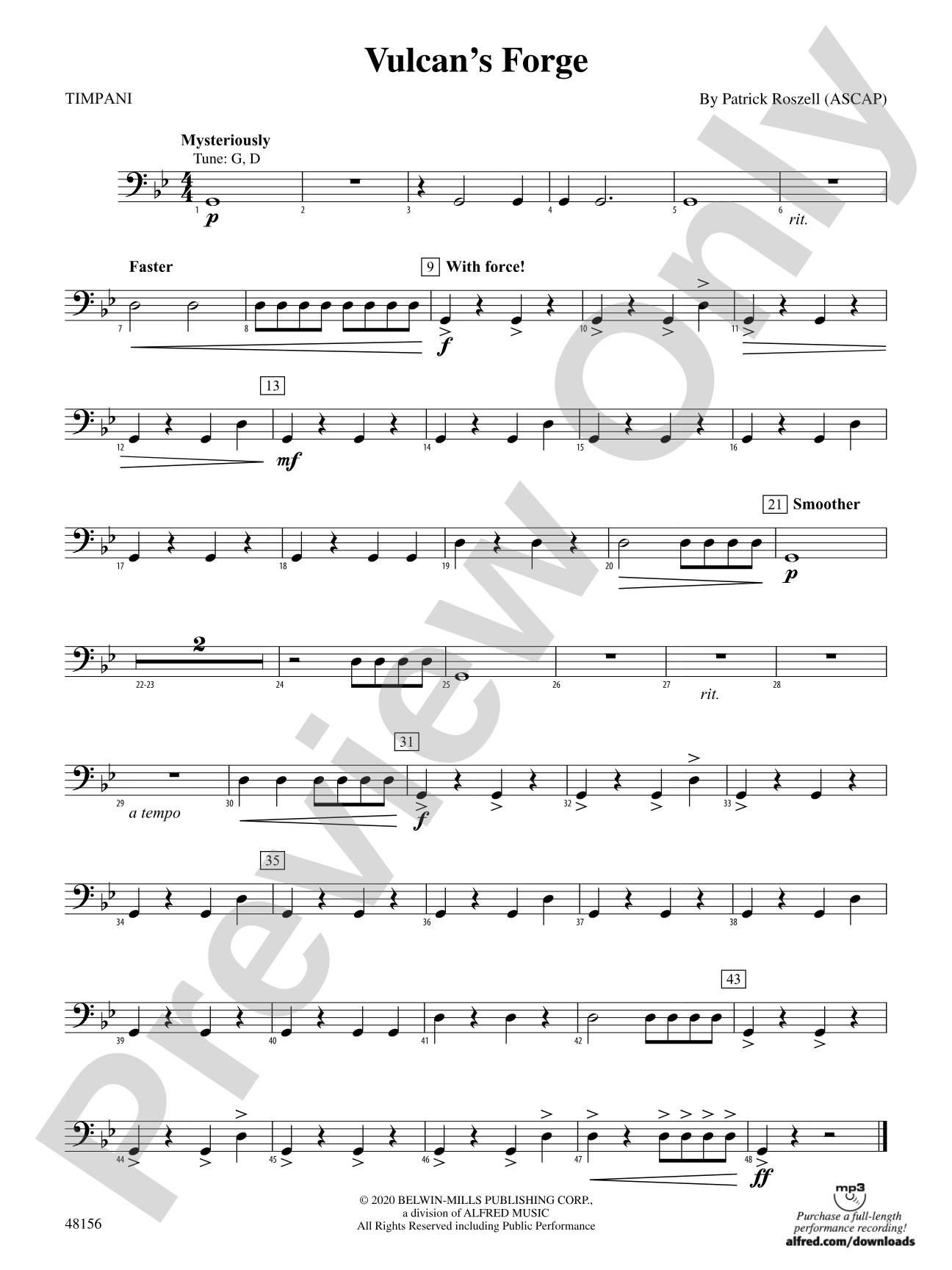 Vulcan's Forge: Timpani
