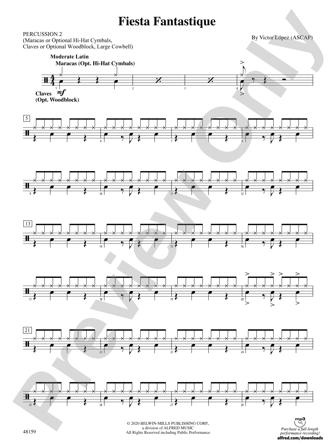 Fiesta Fantastique: 2nd Percussion