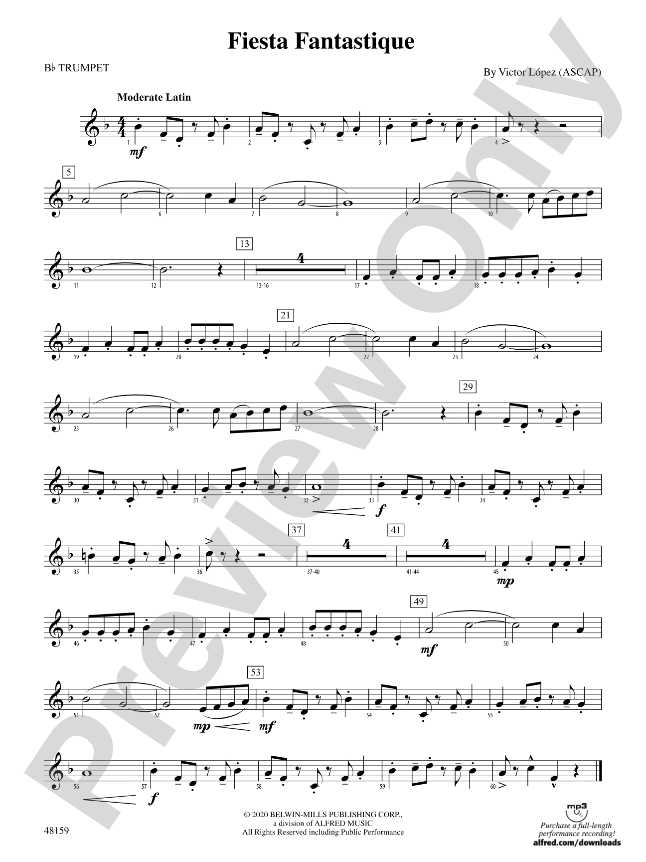 Fiesta Fantastique: 1st B-flat Trumpet