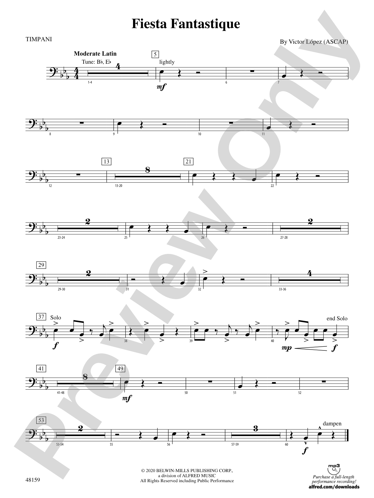 Fiesta Fantastique: Timpani