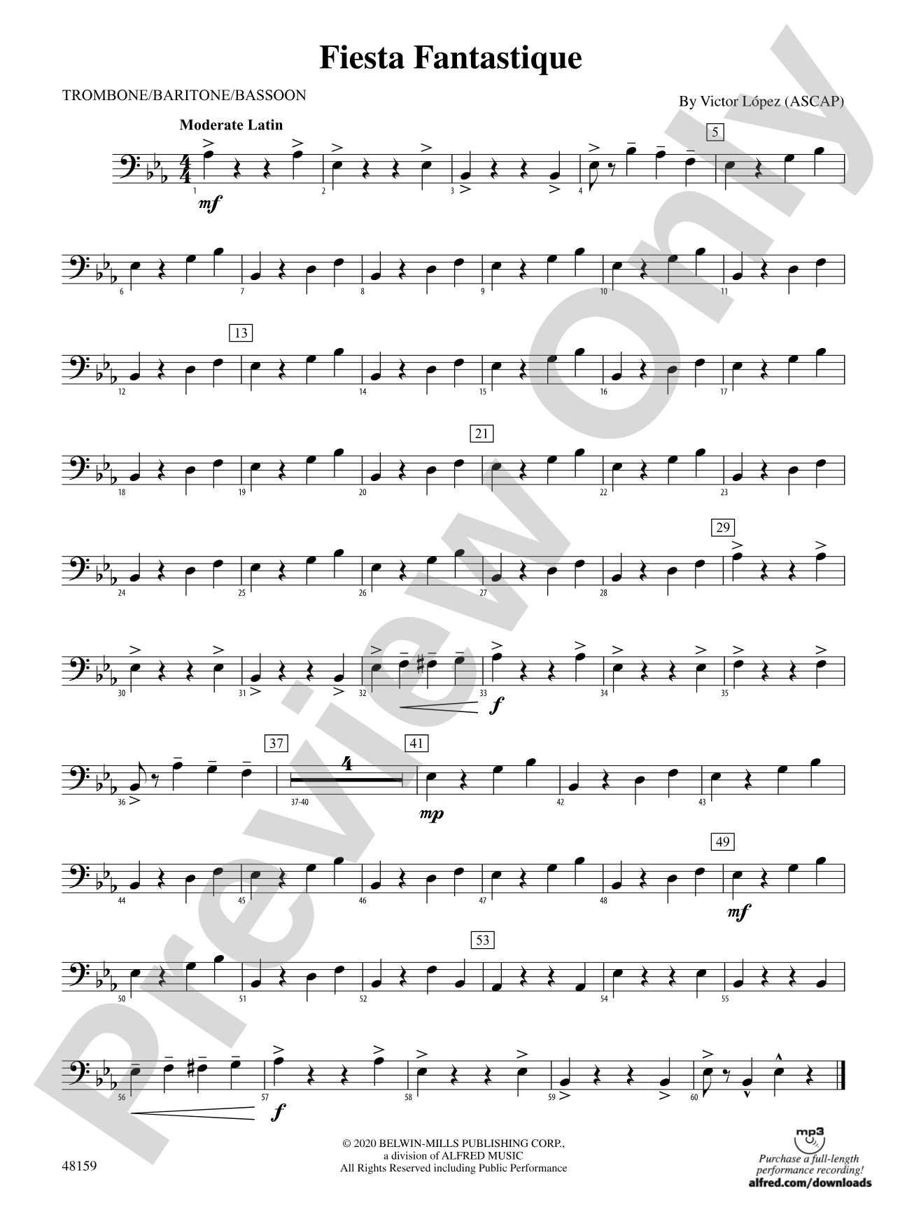 Fiesta Fantastique: 1st Trombone
