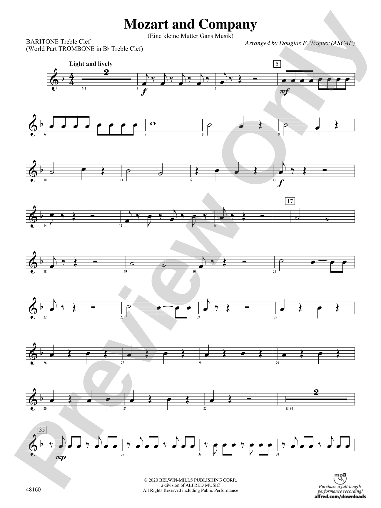 Mozart and Company: Baritone T.C.