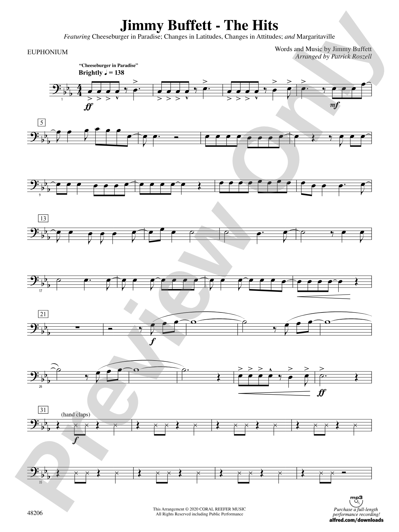 Jimmy Buffett--The Hits: Baritone B.C.