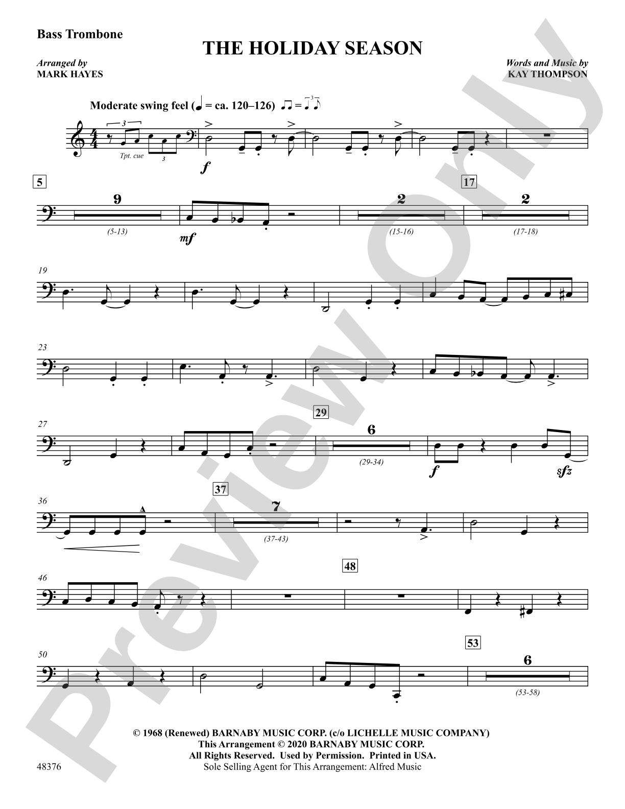 The Holiday Season: Bass Trombone