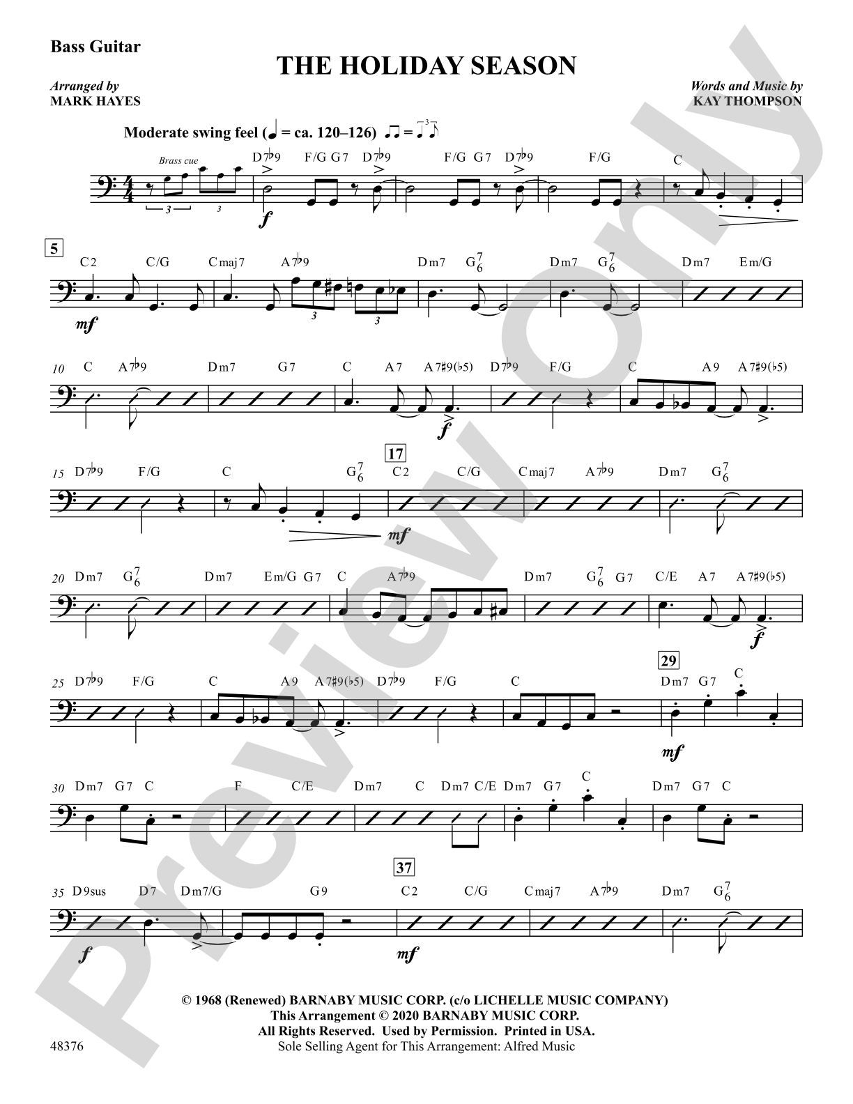 The Holiday Season: String Bass