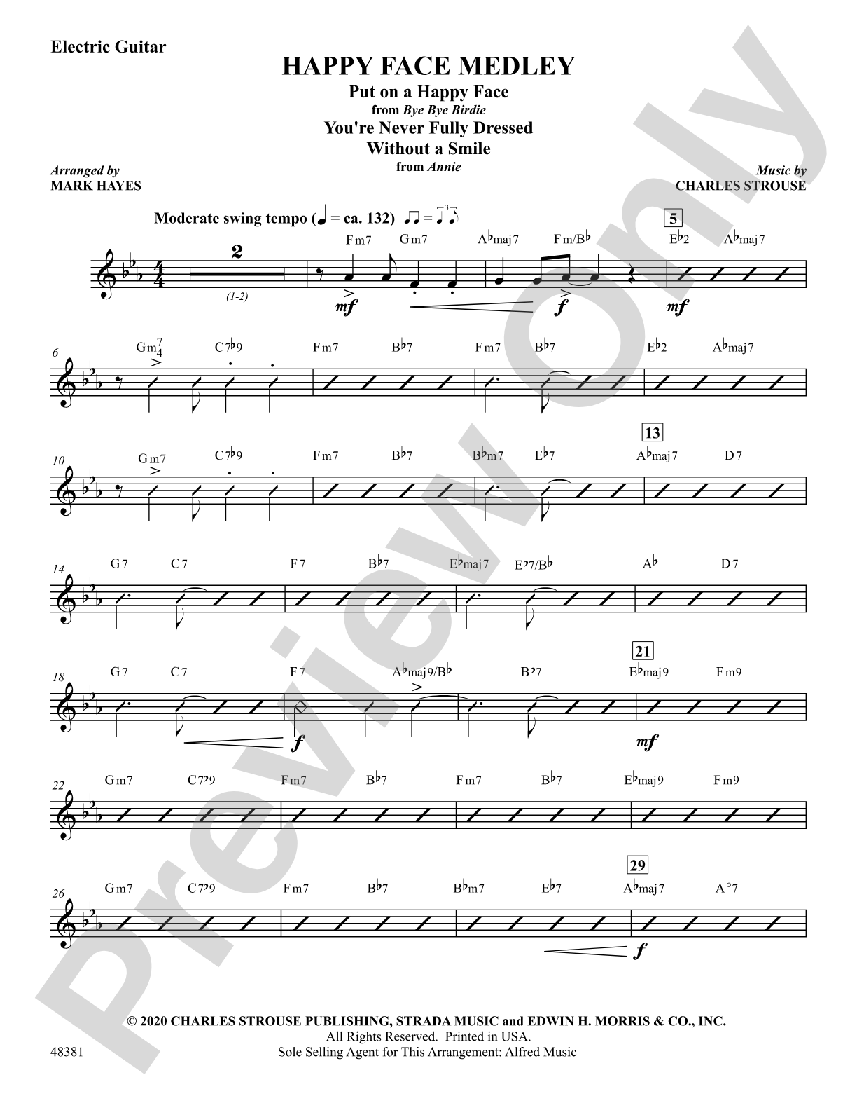 Happy Face Medley: Guitar