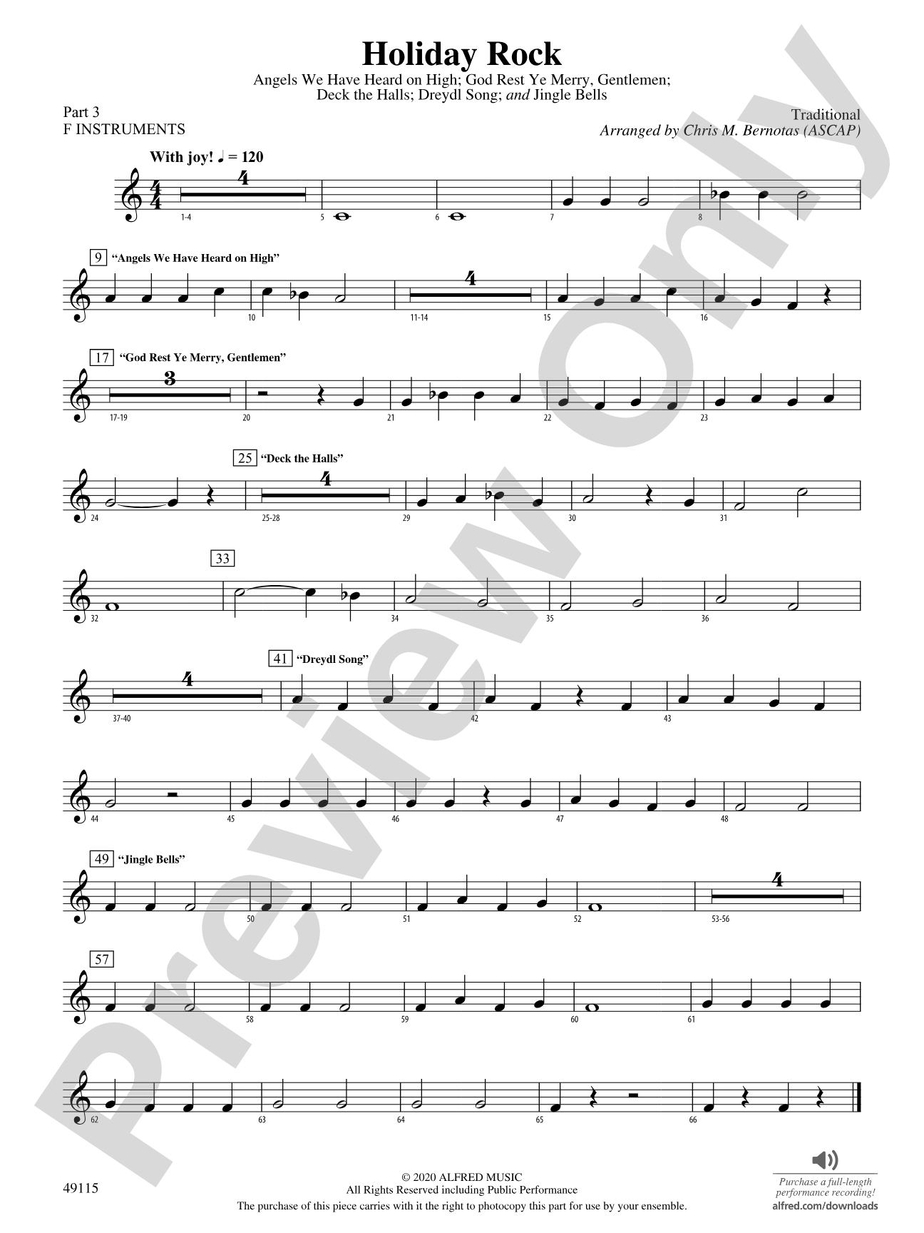 Holiday Rock: Part 3 - F Instruments