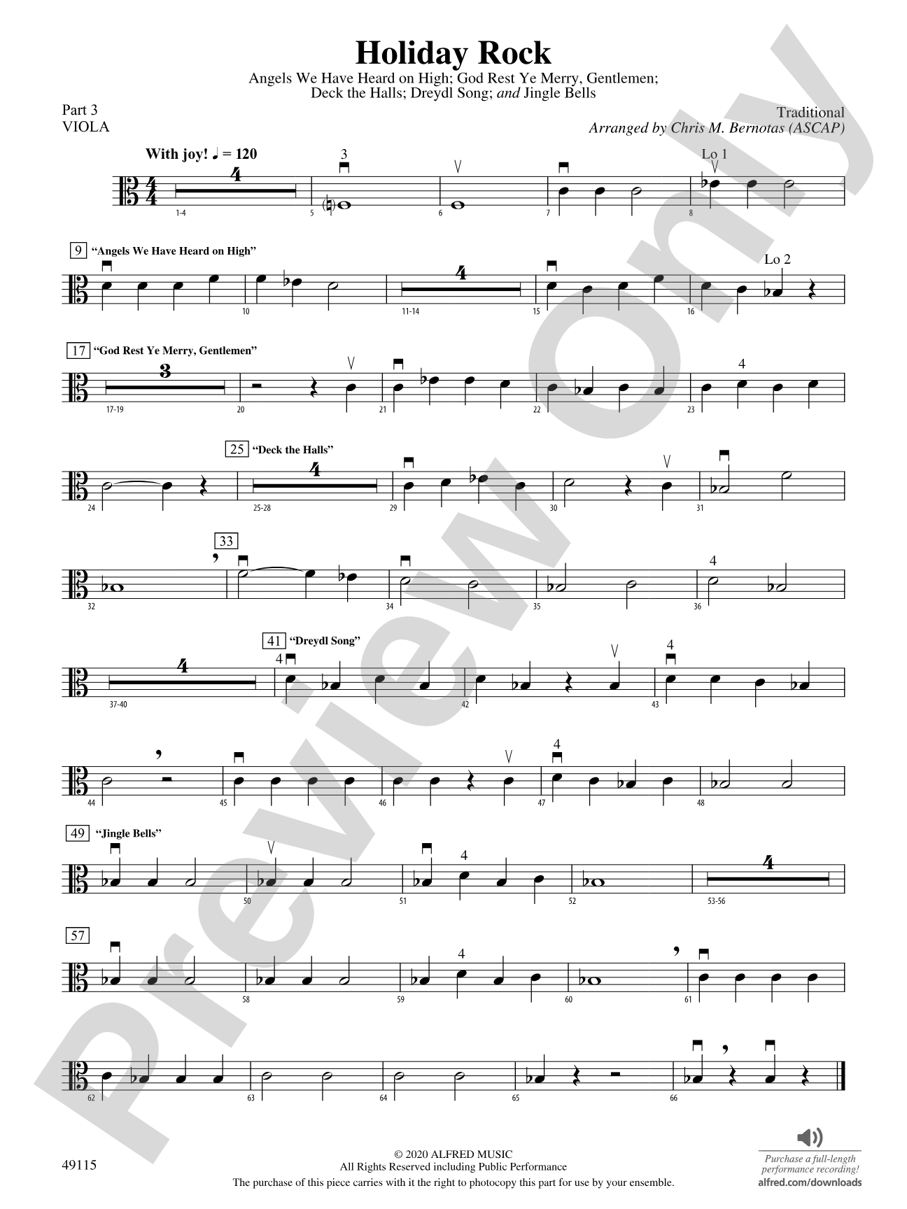 Holiday Rock: Part 3 - Viola