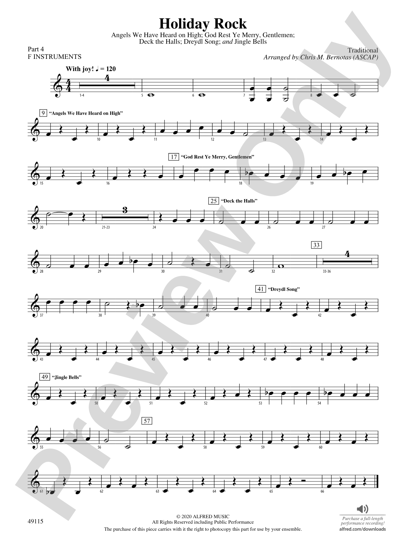 Holiday Rock: Part 4 - F Instruments