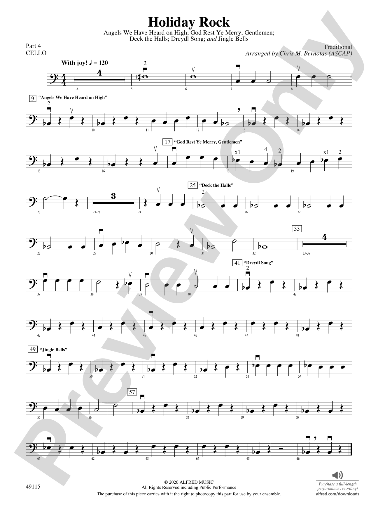 Holiday Rock: Part 4 - Cello