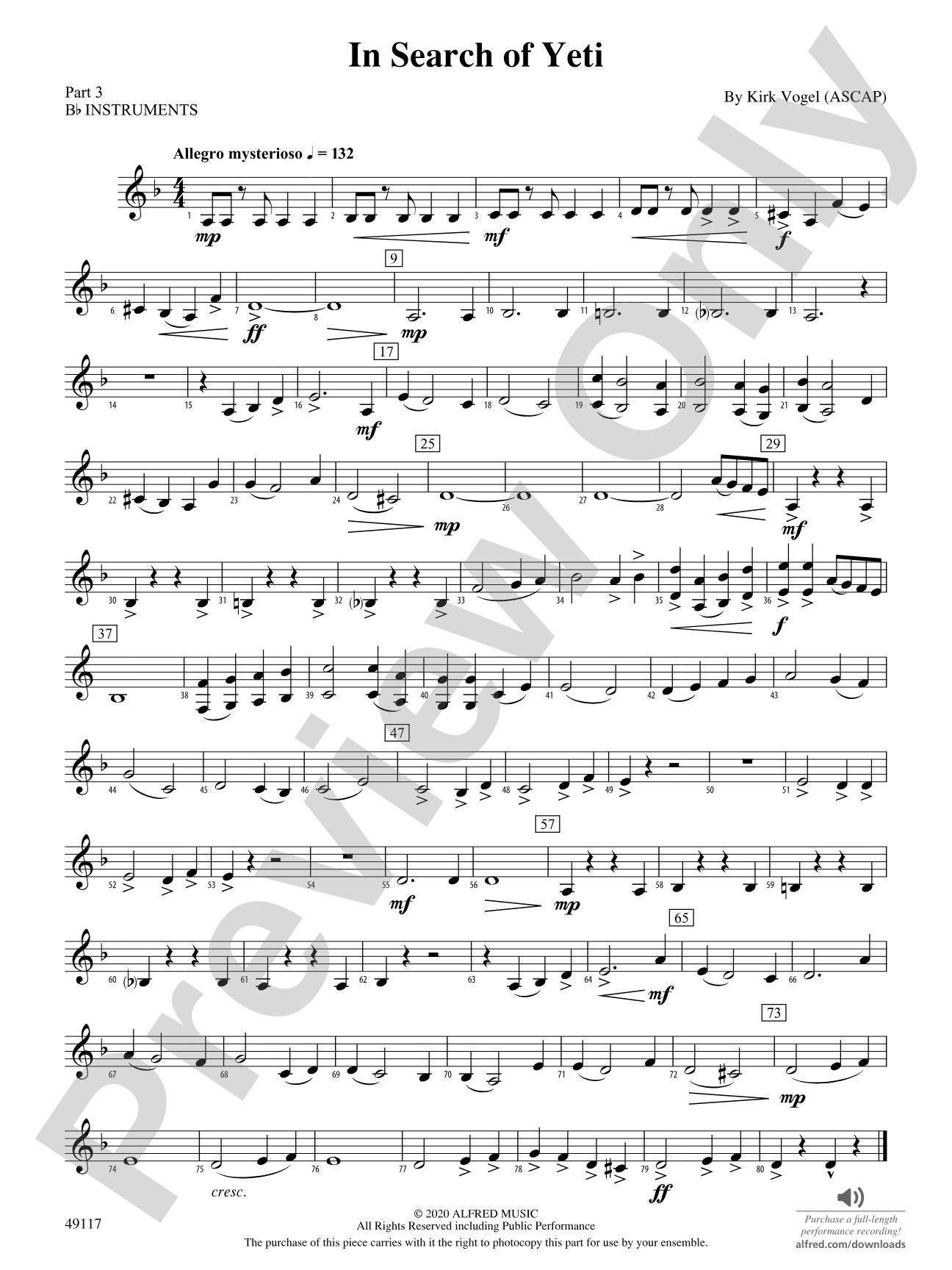 In Search of Yeti: Part 3 - B-flat Instruments