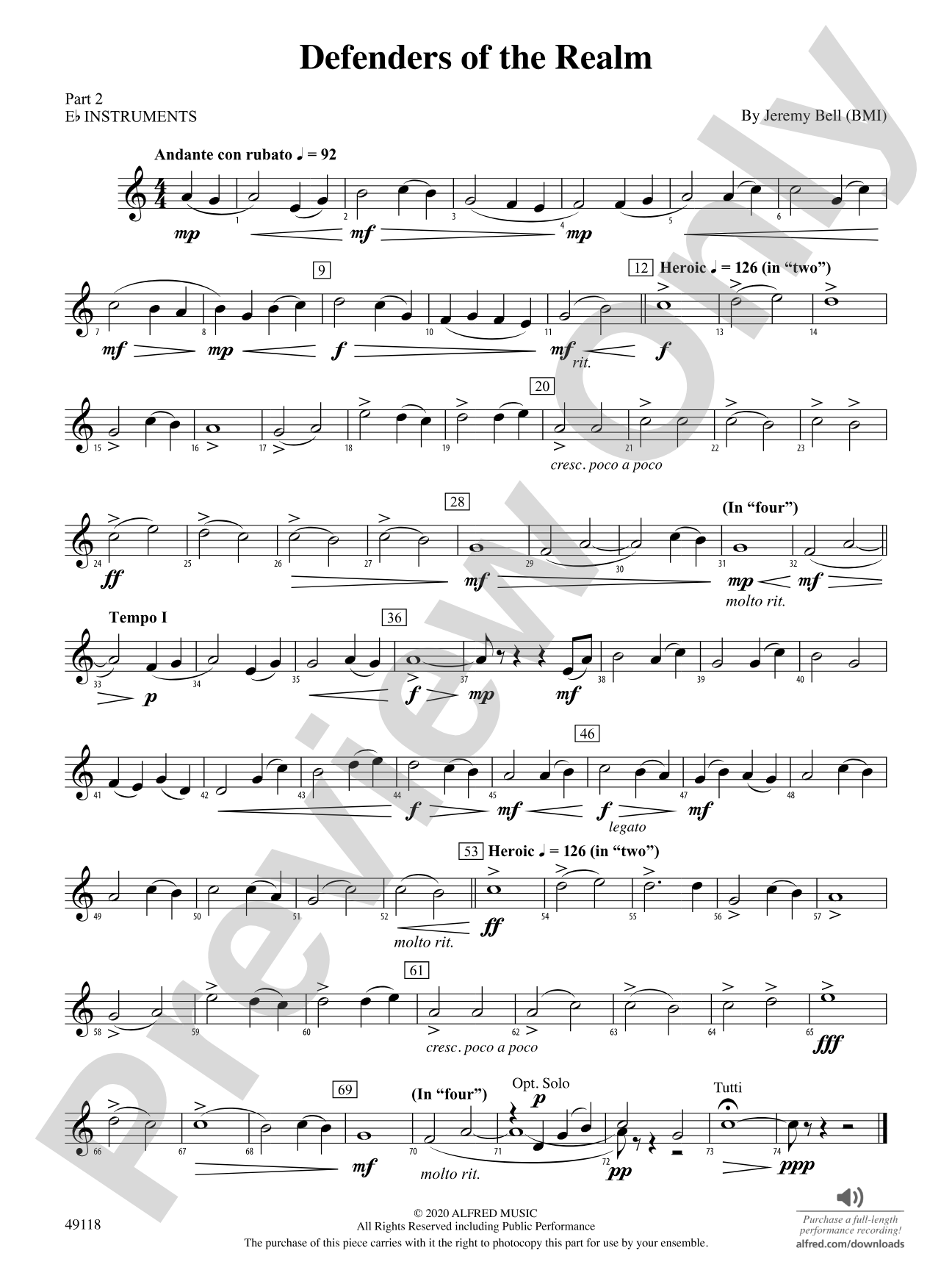 Defenders of the Realm: Part 2 - E-flat Instruments