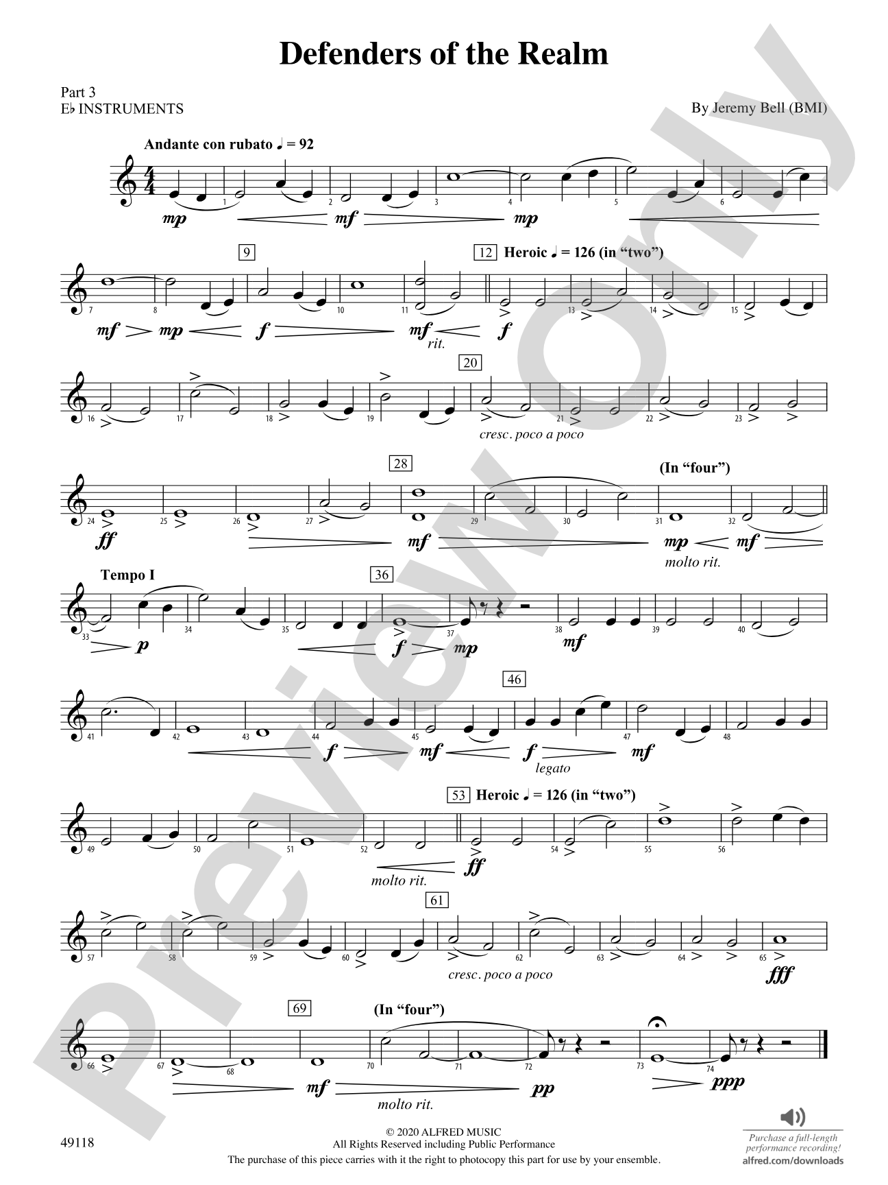 Defenders of the Realm: Part 3 - E-flat Instruments