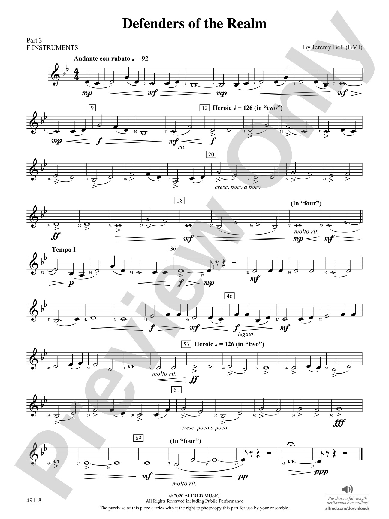 Defenders of the Realm: Part 3 - F Instruments