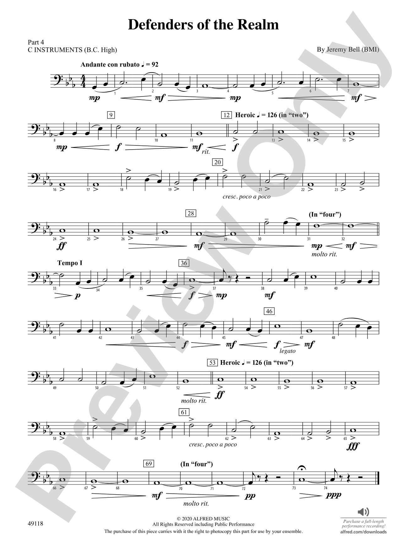 Defenders of the Realm: Part 4 - C Instruments (B.C. High)