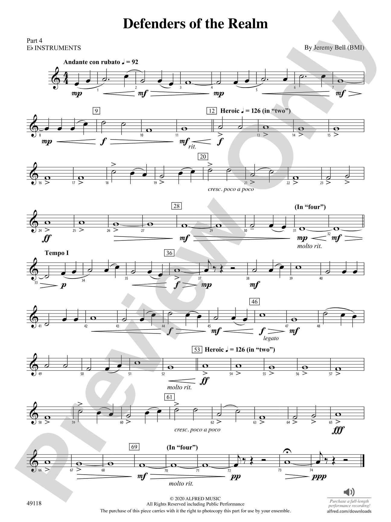 Defenders of the Realm: Part 4 - E-flat Instruments