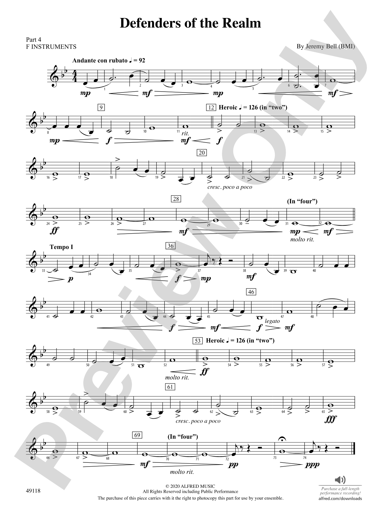 Defenders of the Realm: Part 4 - F Instruments