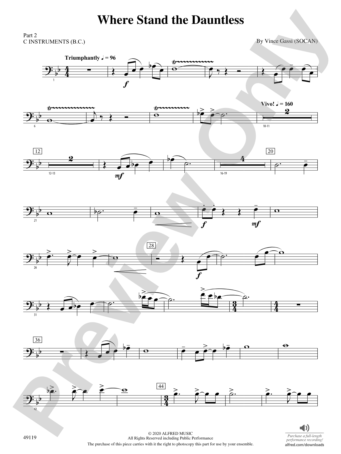 Where Stand the Dauntless: Part 2 - C Instruments (B.C.)