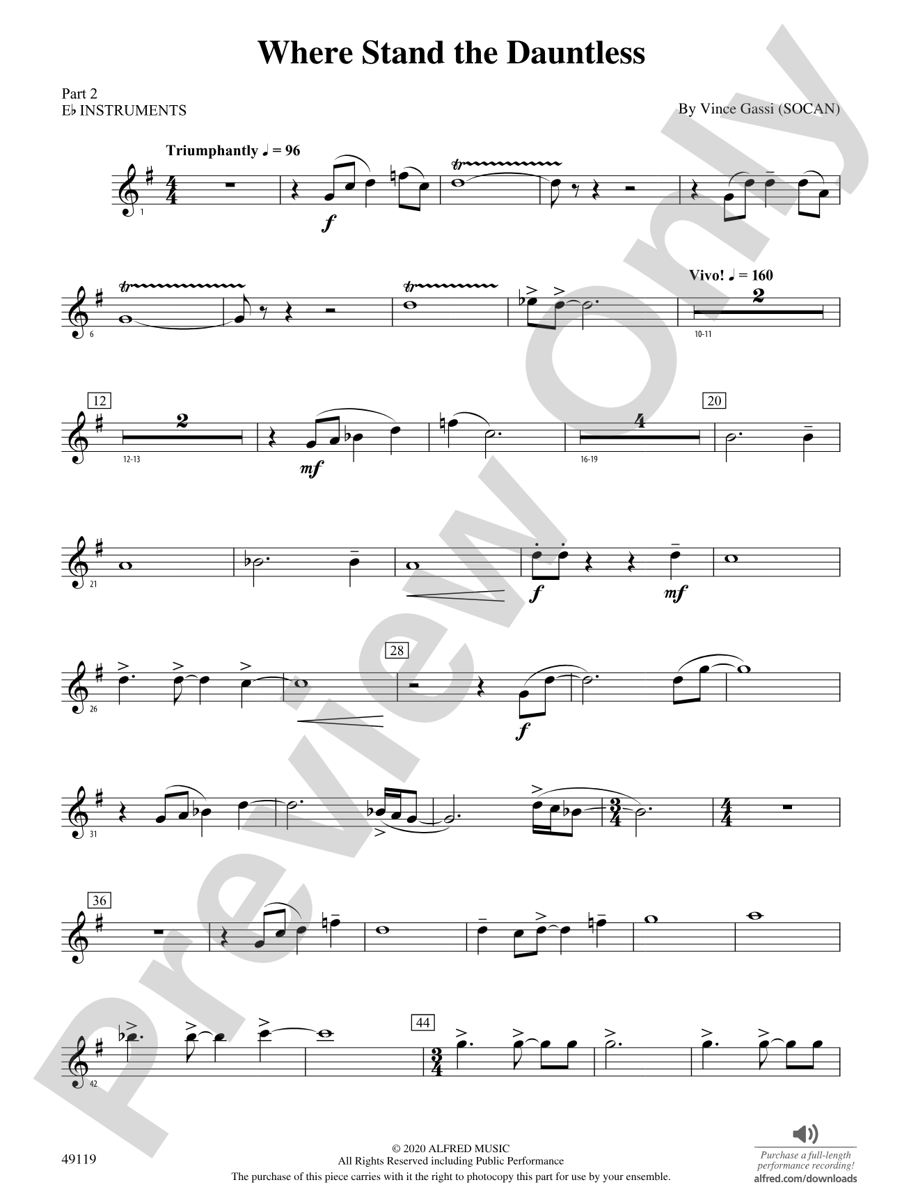 Where Stand the Dauntless: Part 2 - E-flat Instruments