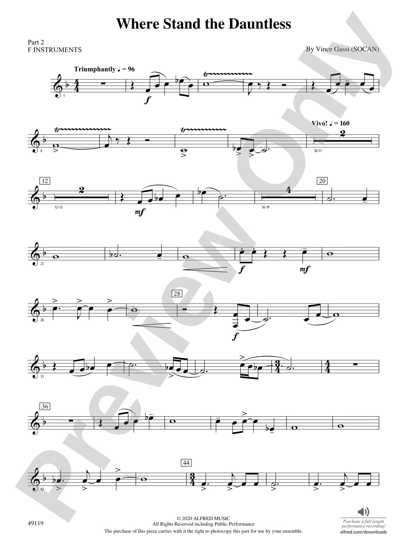 Where Stand the Dauntless: Part 2 - F Instruments