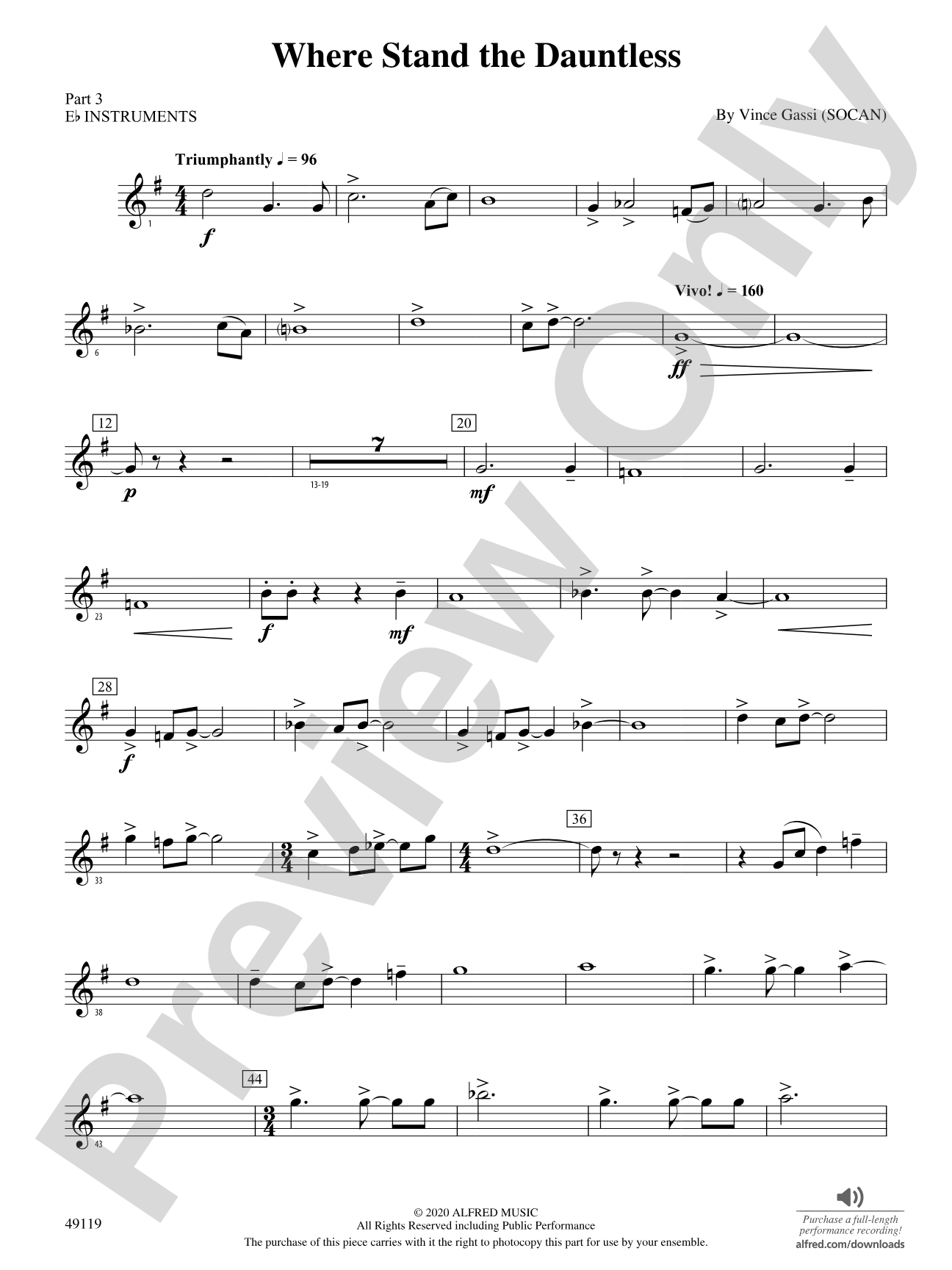 Where Stand the Dauntless: Part 3 - E-flat Instruments