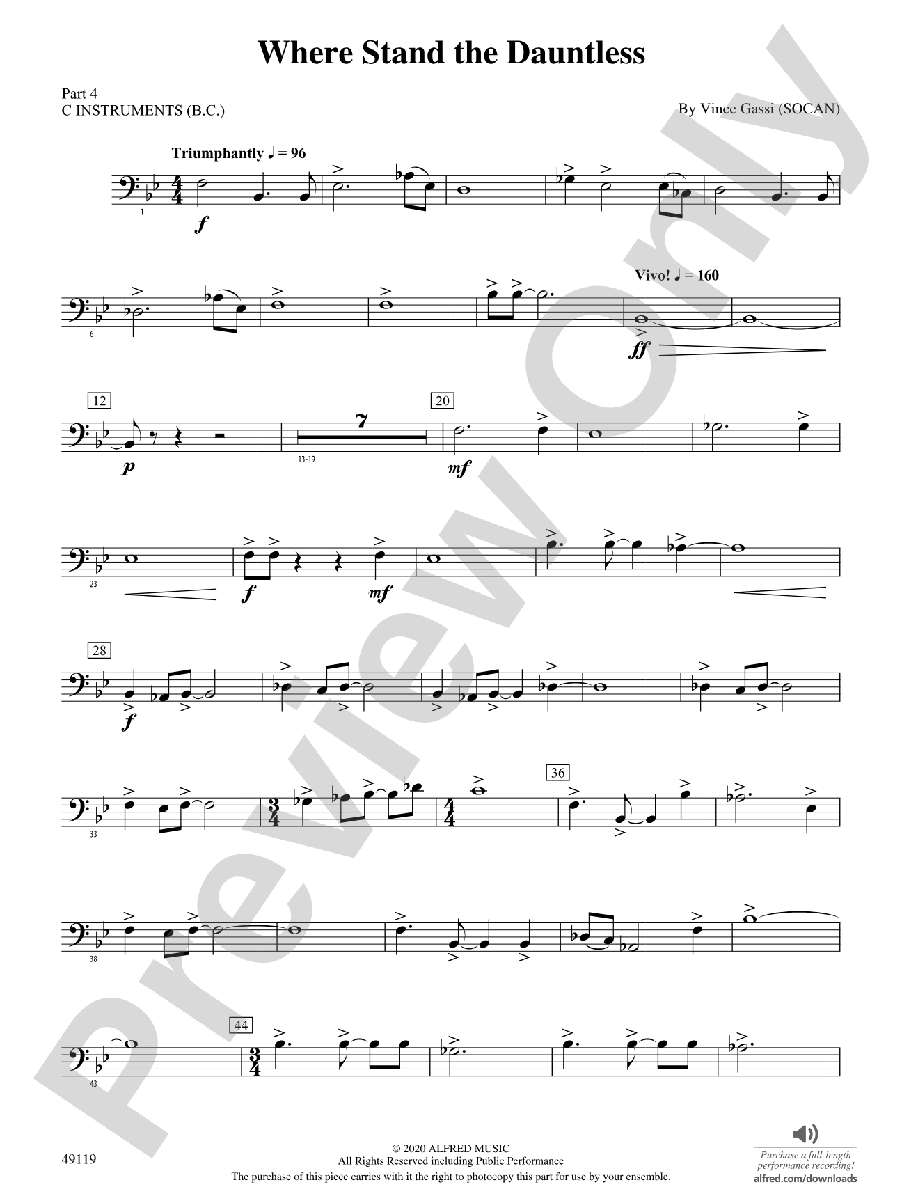 Where Stand the Dauntless: Part 4 - C Instruments (B.C.)