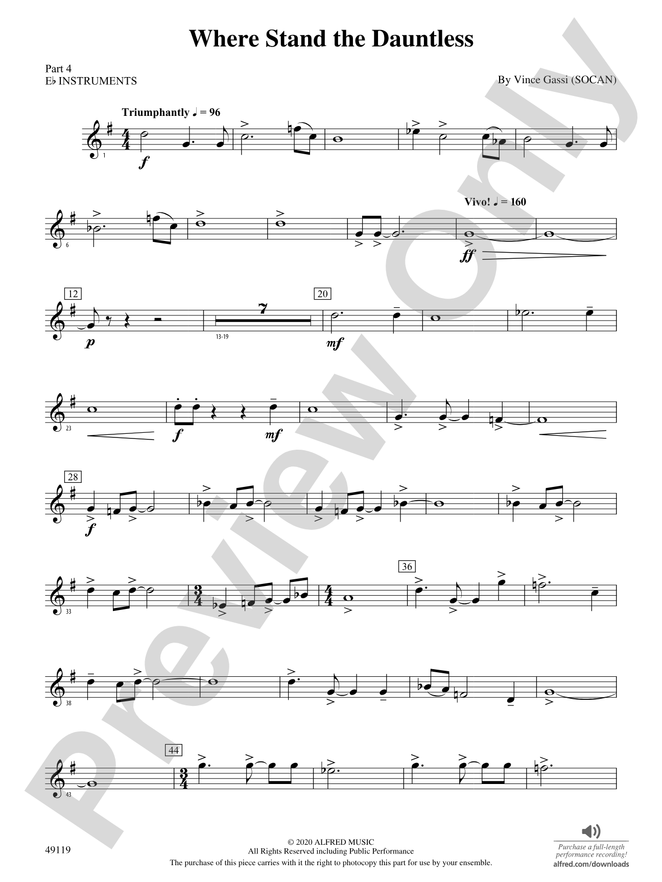 Where Stand the Dauntless: Part 4 - E-flat Instruments