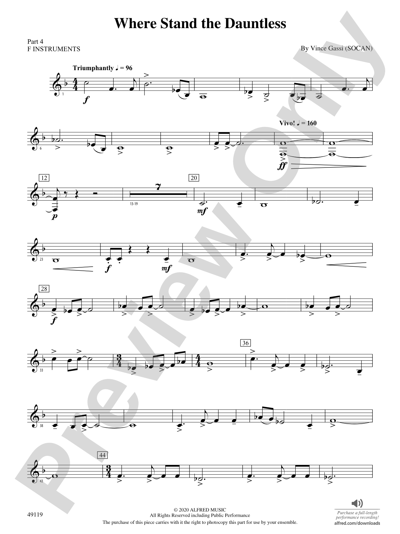 Where Stand the Dauntless: Part 4 - F Instruments