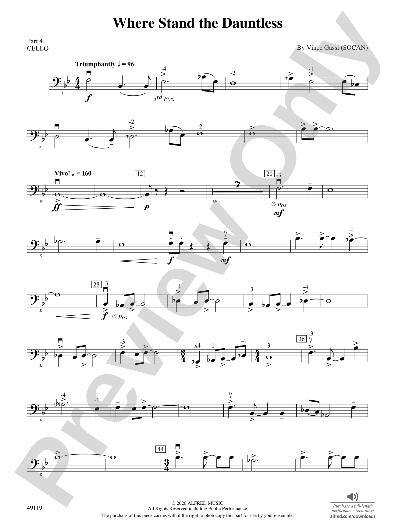 Where Stand the Dauntless: Part 4 - Cello