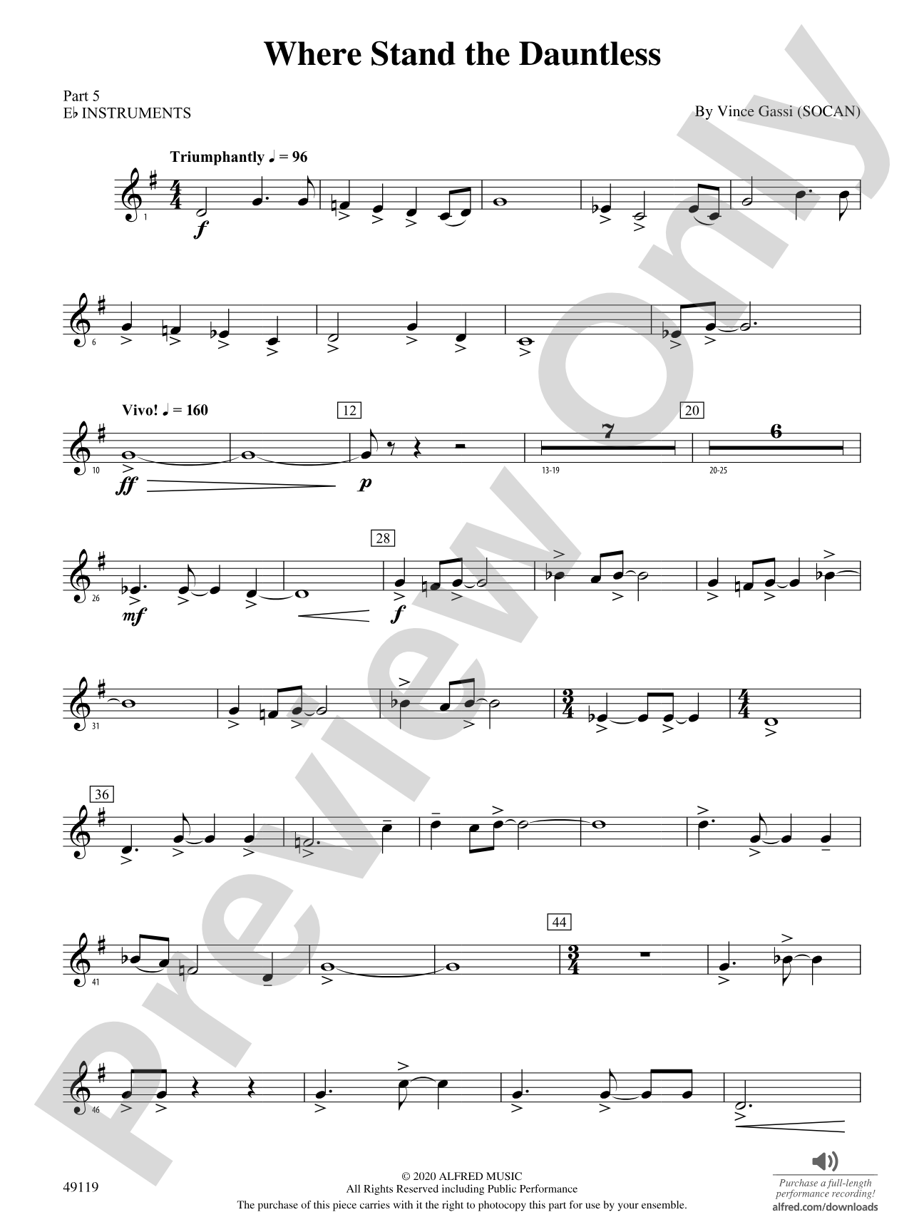 Where Stand the Dauntless: Part 5 - E-flat Instruments