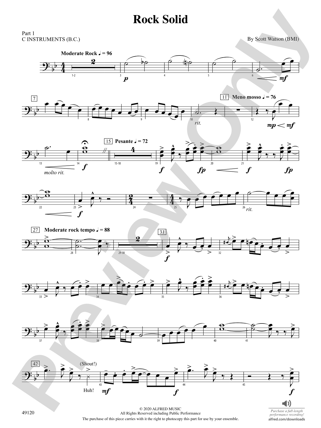 Rock Solid: Part 1 - C Instruments (B.C.)