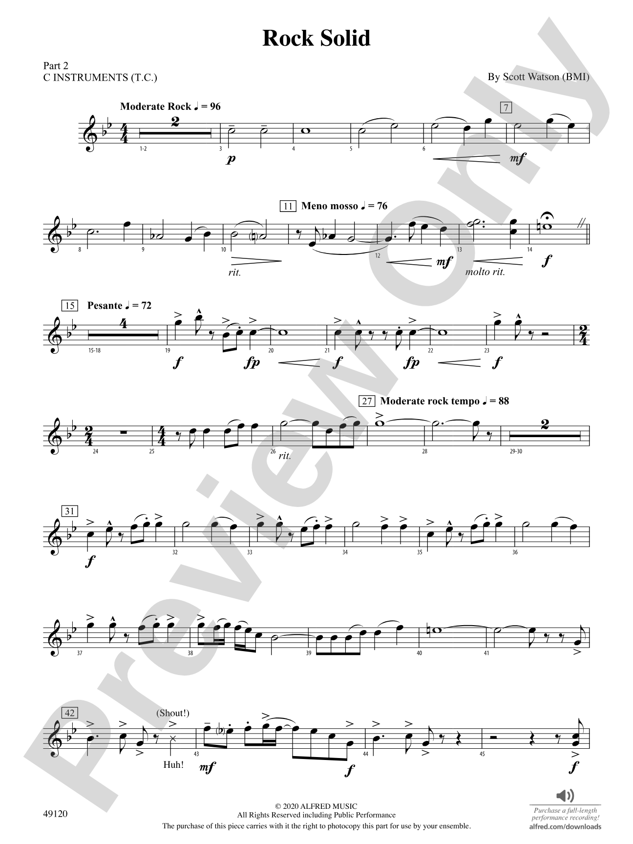 Rock Solid: Part 2 - C Instruments (T.C.)