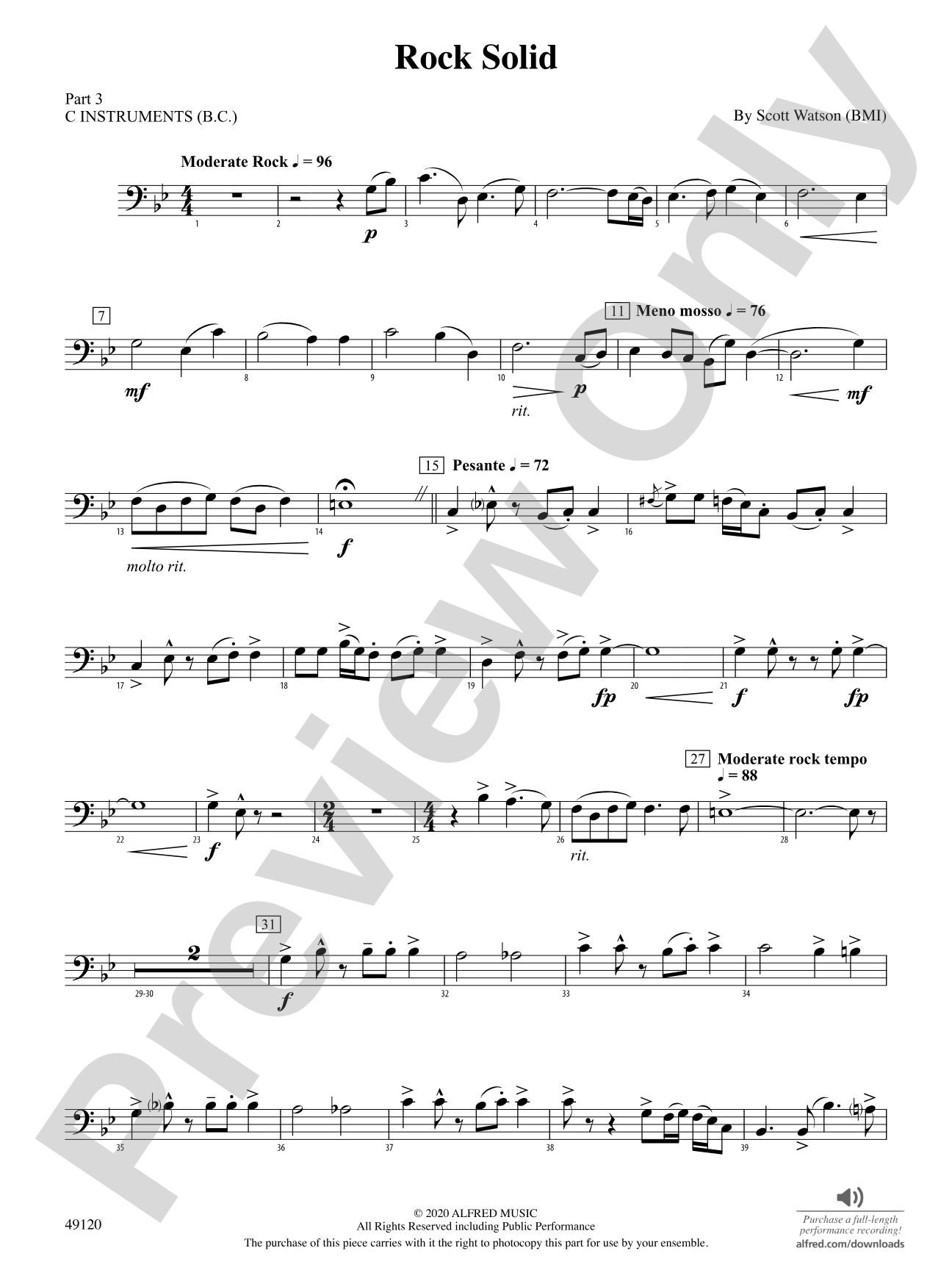 Rock Solid: Part 3 - C Instruments (B.C.)