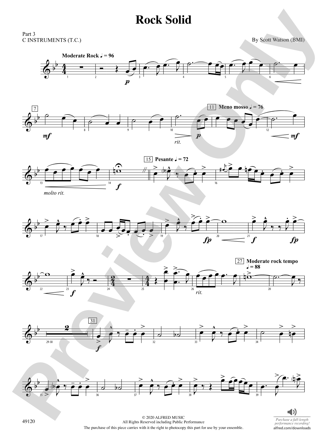 Rock Solid: Part 3 - C Instruments (T.C.)