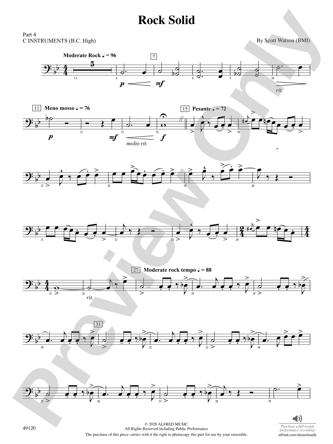 Rock Solid: Part 4 - C Instruments (B.C. High)