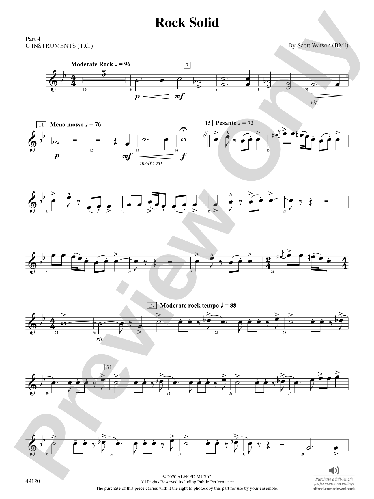Rock Solid: Part 4 - C Instruments (T.C.)