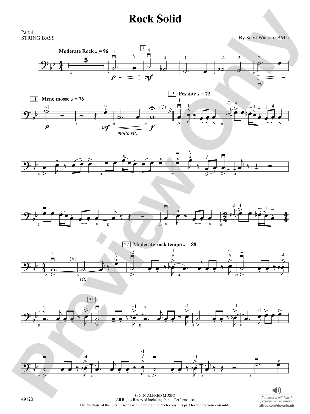 Rock Solid: Part 4 - String Bass