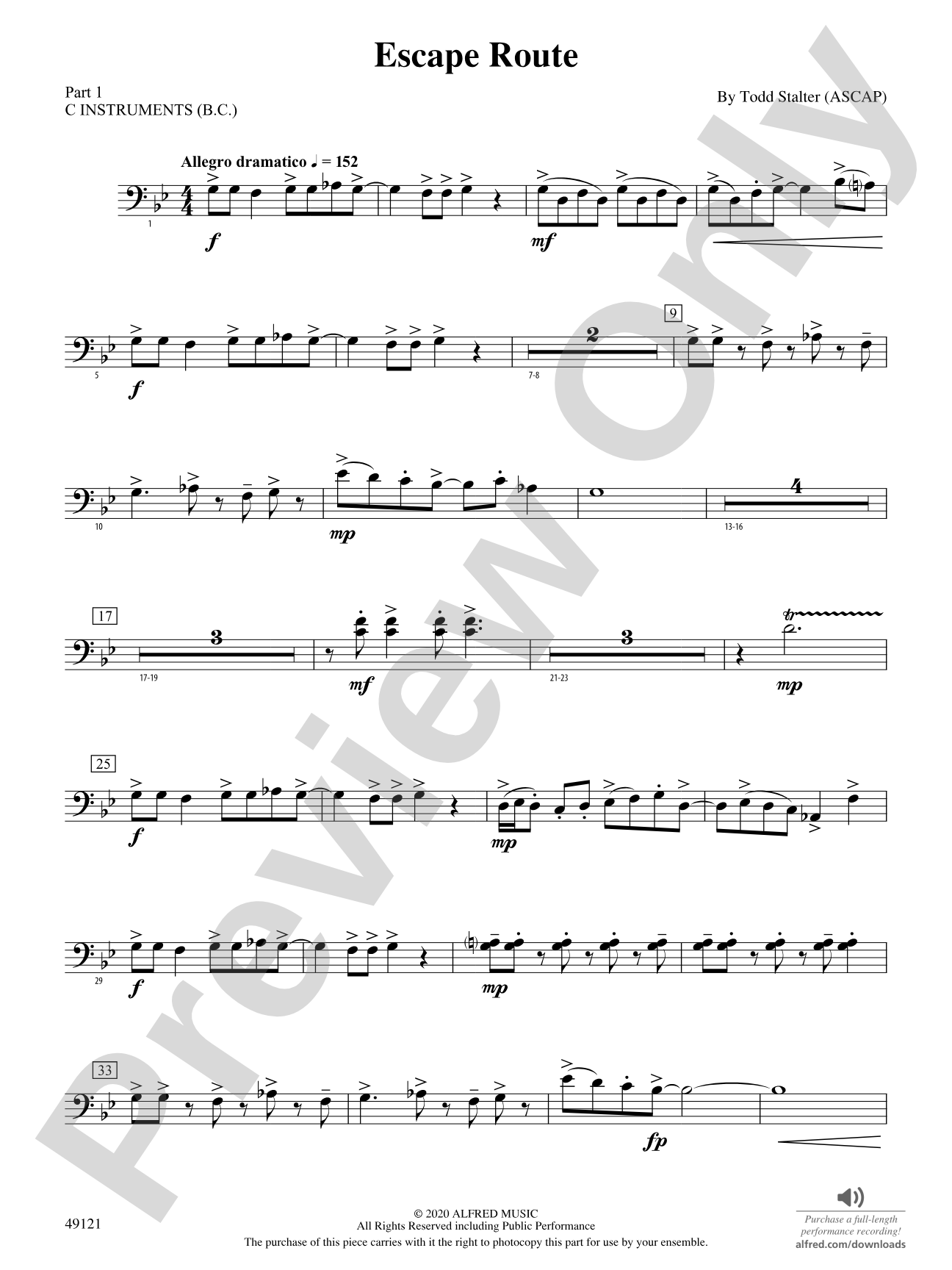 Escape Route: Part 1 - C Instruments (B.C.)