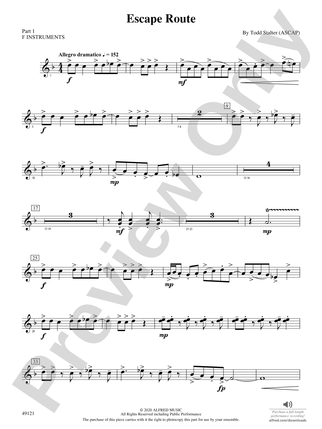 Escape Route: Part 1 - F Instruments